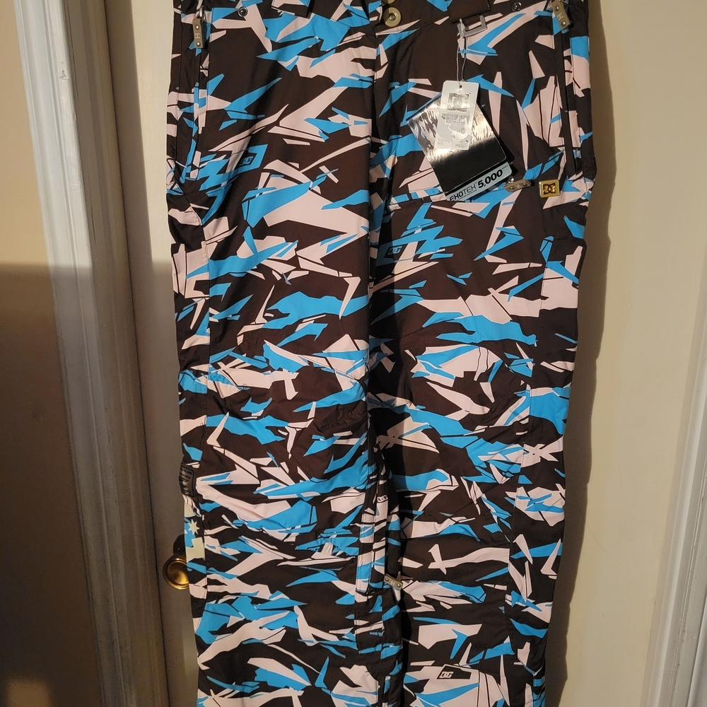 DC Brown and Blue Camouflage Pants